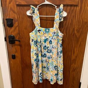 Meet Me in Santorini Floral Mini Dress, Small